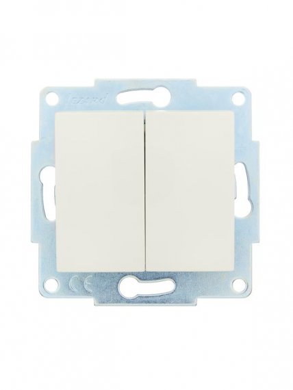 Фотография товара 'Lezard 7081-3088-101 ASTI Выключатель двойной'