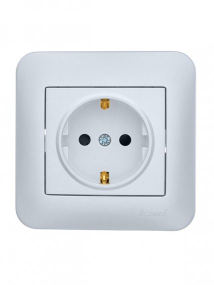 Фотография товара 'Lezard 7081-3030-124B ASTI Розетка с защитой от детей ПБТ'
