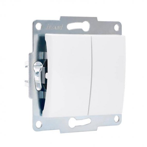 Фотография товара 'Lezard KARINA Выключатель двойной, 707-0288-101'