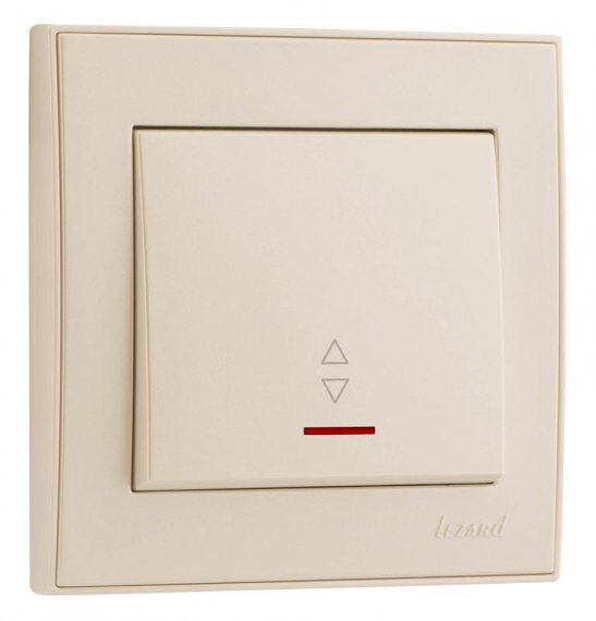 Фотография товара 'Lezard RAIN Выключатель проходной с подсветкой, 703-3030-114'