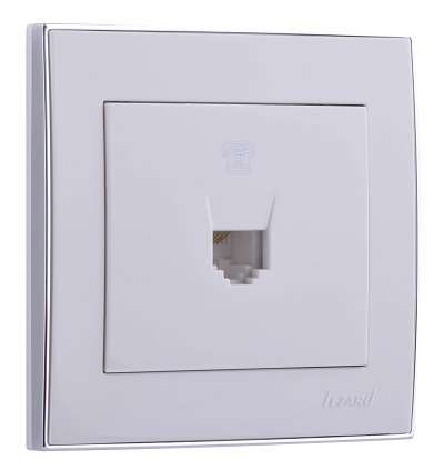 Фотография товара 'Lezard RAIN Розетка телефонная евро, 703-0225-137'