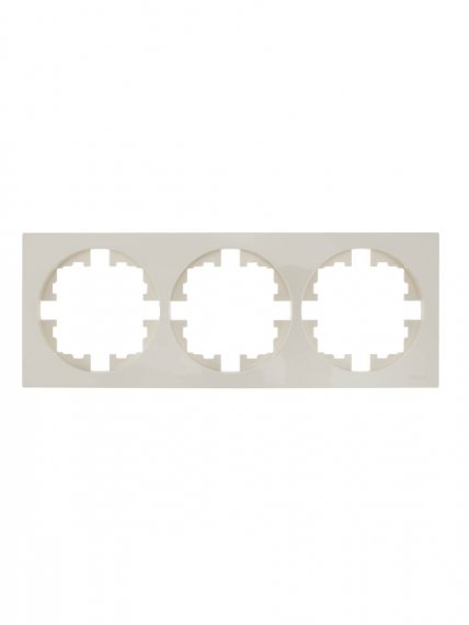 Фотография товара 'Lezard 743-9000-148 OSEN Рамка 3-ая б/вст слоновая кость'