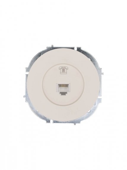 Фотография товара 'Lezard 743-9088-137 OSEN Розетка телефонная евро слоновая кость'