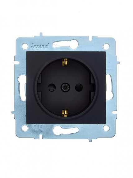 Фотография товара 'Lezard 7081-4288-124B ASTI Розетка с защитой от детей ПБТ'