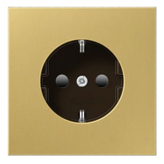 Фотография товара 'Lezard 704-3688-124BQC ZIMA Розетка с защитой от детей ПБТ'