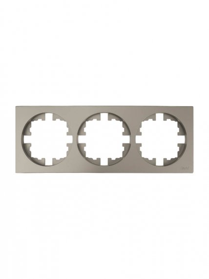 Фотография товара 'Lezard 743-3700-148 OSEN Рамка 3-ая б/вст титан'