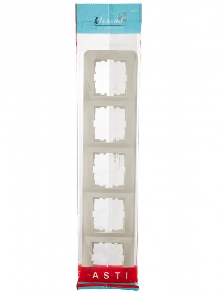 Фотография товара 'Lezard 7081-0300-150 ASTI Рамка 5-ая горизонтальная б/вст'