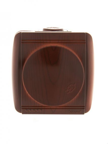 Фотография товара 'Lezard NATA Розетка с заземлением с крышкой керамика, 710-0600-123'