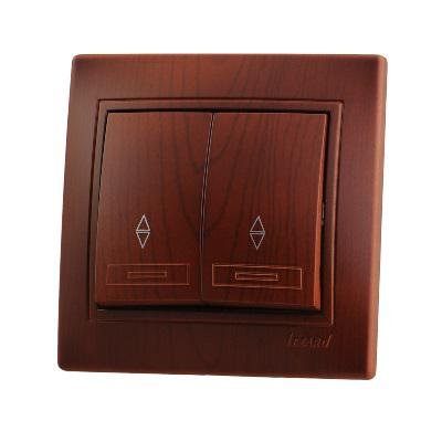 Фотография товара 'Lezard MIRA Выключатель проходной двойной , 701-0601-106'