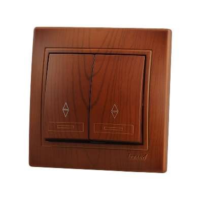 Фотография товара 'Lezard MIRA Выключатель проходной двойной, 701-0801-106'