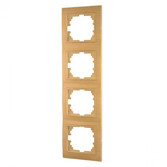 Фотография товара 'Lezard MIRA Рамка 4-ая вертикальная, 701-4700-154'