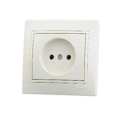 Фотография товара 'Lezard MIRA Розетка без заземления керамика, 701-0303-121'