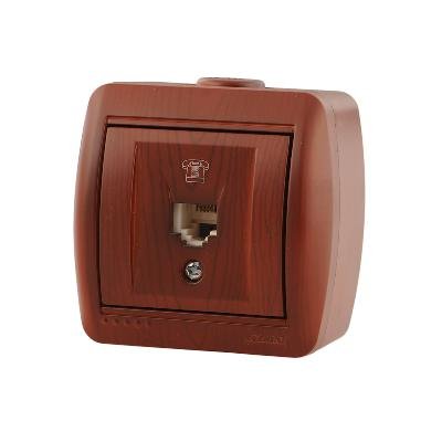 Фотография товара 'Lezard NATA Розетка телефонная евро, 710-0600-137'