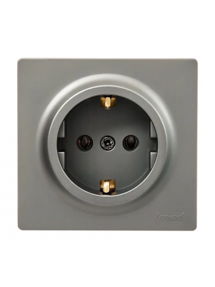 Фотография товара 'Lezard 752-3500-122B LETO Розетка с/з ПБТ'
