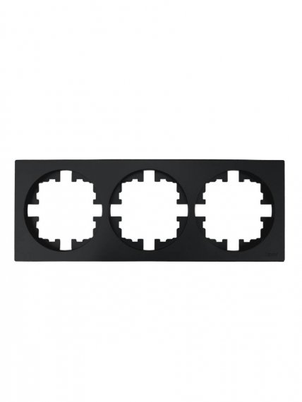 Фотография товара 'Lezard 743-4200-149 OSEN Рамка 4-ая б/вст чёрный бархат'