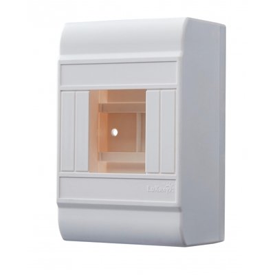 Фотография товара 'Lezard LUXRAY ШРН-П-S4 пластиковый распределительный щит наружный под 4 модуля, 731-2000-0S4'