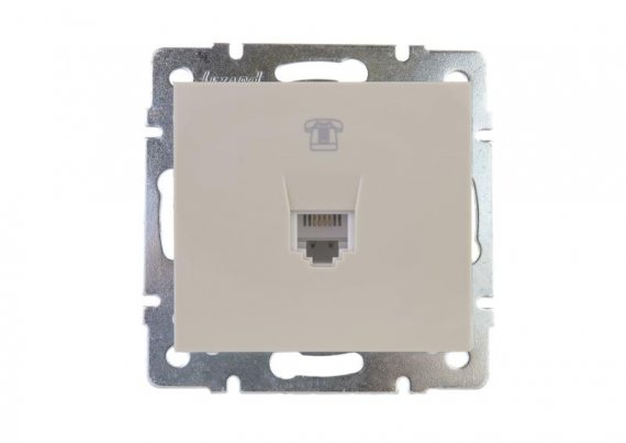 Фотография товара 'Lezard RAIN Розетка телефонная евро, 703-0388-137'