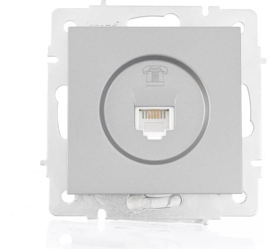 Фотография товара 'Lezard VESNA Розетка телефонная евро, 742-3588-137'