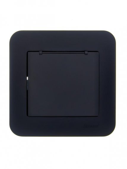 Фотография товара 'Lezard 7081-4242-123B ASTI Розетка с/з с крышкой ПБТ'