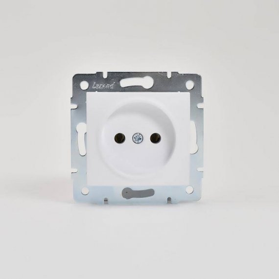 Фотография товара 'Lezard KARINA Розетка без заземления ПБТ, 707-0288-121B'