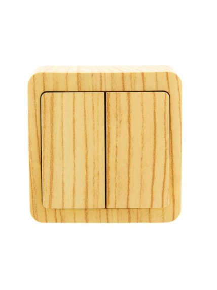 Фотография товара 'Lezard VIOLA Выключатель двойной, 751-5200-101'