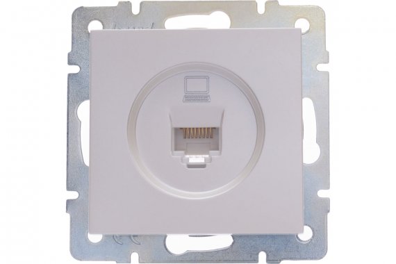 Фотография товара 'Lezard 742-3088-139 VESNA Розетка компьютерная'