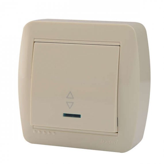 Фотография товара 'Lezard DEMET Выключатель проходной с подсветкой, 711-0300-114'