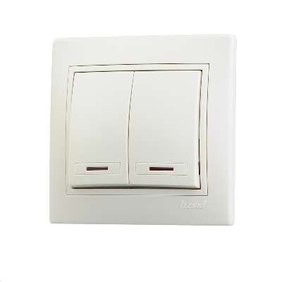 Фотография товара 'Lezard MIRA Выключатель двойной, 701-0303-112'