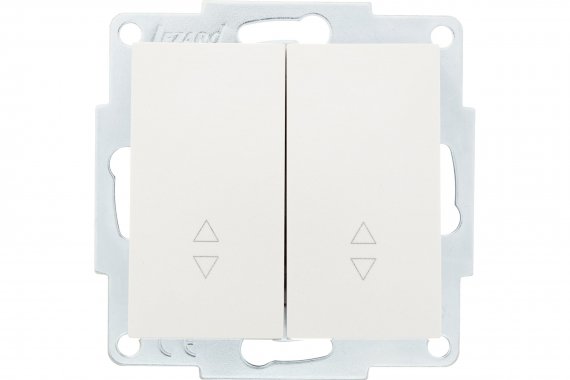 Фотография товара 'Lezard VESNA Выключатель проходной двойной, 742-3088-106'