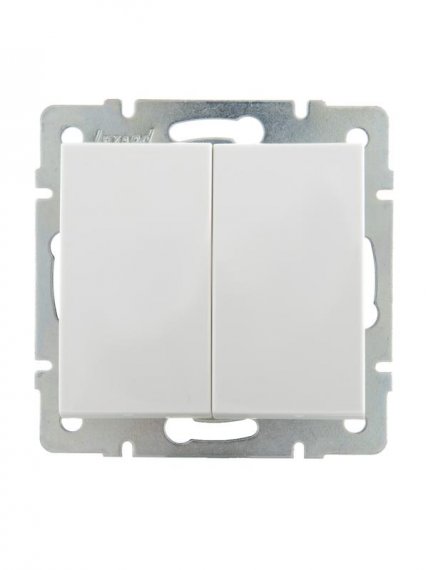 Фотография товара 'Lezard RAIN Выключатель двойной, 703-0288-101'