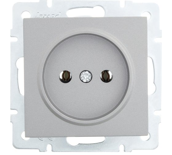 Фотография товара 'Lezard VESNA Розетка без заземления ПБТ, 742-3588-121B'