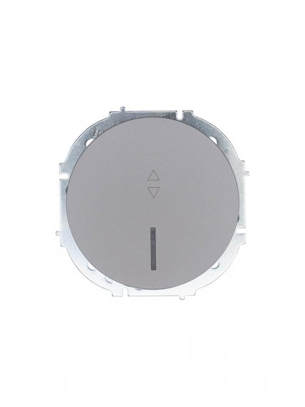 Фотография товара 'Lezard 743-7488-114 OSEN Выключатель проходной с подсветкой серый матовый'