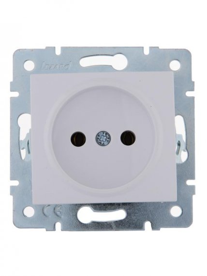 Фотография товара 'Lezard KARINA Розетка без заземления керамика, 707-0288-121'