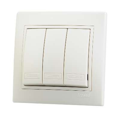 Фотография товара 'Lezard MIRA Выключатель тройной, 701-0303-109'