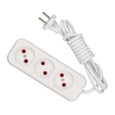 Фотография товара 'Lezard LILA Удлинитель без заземления 3 входа 2 метра, 720-0302-303'