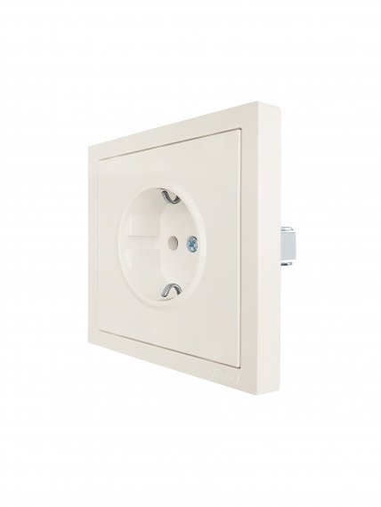 Фотография товара 'Lezard 704-9088-124BQC ZIMA Розетка с защитой от детей ПБТ'