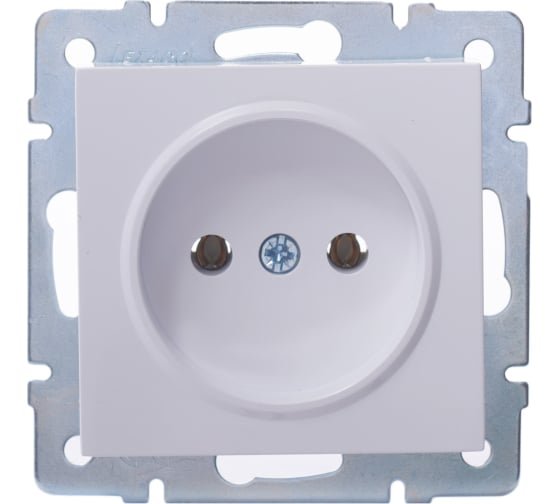 Фотография товара 'Lezard VESNA Розетка без заземления ПБТ, 742-0288-121B'