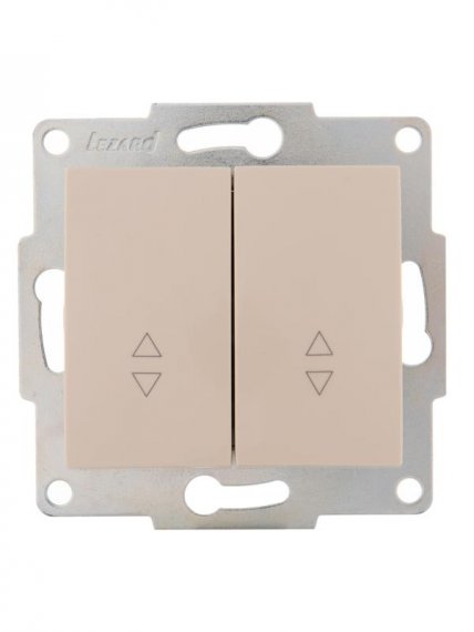Фотография товара 'Lezard KARINA Выключатель проходной двойной, 707-0388-106'