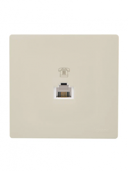 Фотография товара 'Lezard 752-0300-137 LETO Розетка телефонная евро'