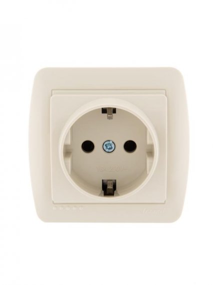 Фотография товара 'Lezard DEMET Розетка с заземлением, 711-0300-122'