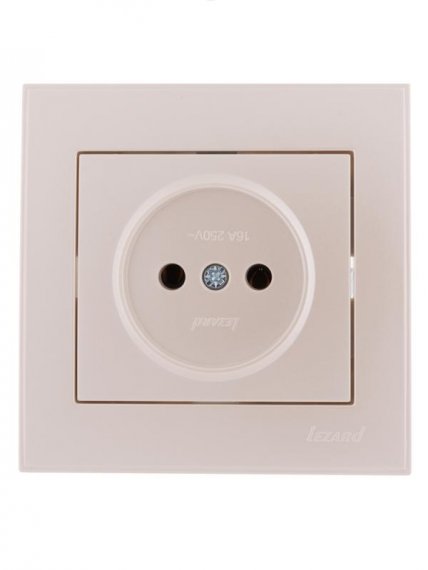 Фотография товара 'Lezard RAIN Розетка без заземления керамика, 703-3030-121'