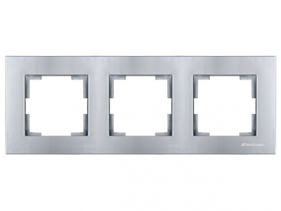 Фотография товара 'Lezard 7081-4300-148 ASTI Рамка 3-ая горизонтальная б/вст'