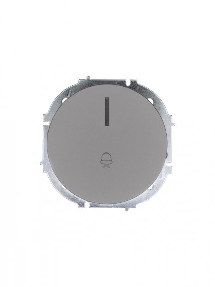 Фотография товара 'Lezard 743-7488-108 OSEN Кнопка звонка с подсветкой серый матовый'