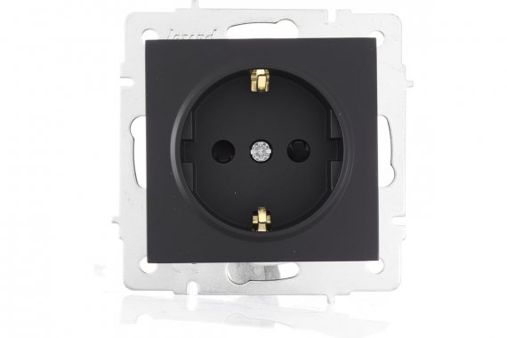 Фотография товара 'Lezard 742-4288-124 VESNA Розетка с защитой от детей керамика'