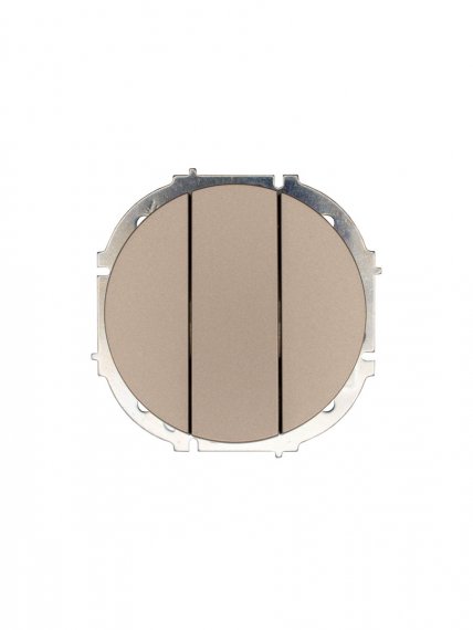 Фотография товара 'Lezard 743-3788-109 OSEN Выключатель тройной титан'