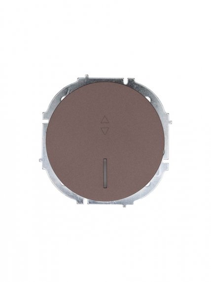 Фотография товара 'Lezard 743-7388-114 OSEN Выключатель проходной с подсветкой шоколад'