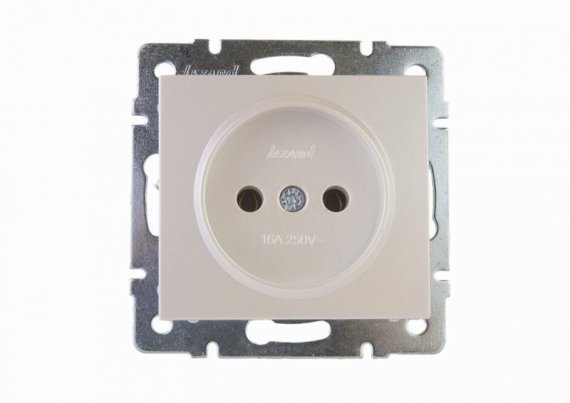 Фотография товара 'Lezard RAIN Розетка без заземления керамика, 703-3088-121'