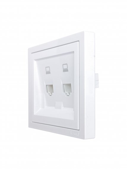 Фотография товара 'Lezard 704-0288-141 ZIMA Розетка 2-ая компьютерная'