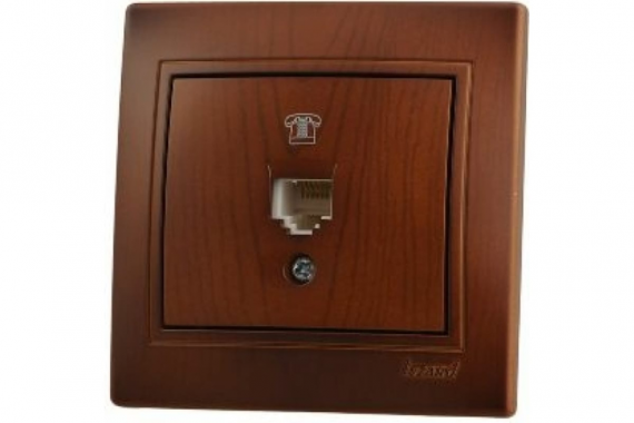 Фотография товара 'Lezard 704-7388-137 ZIMA Розетка телефонная евро'