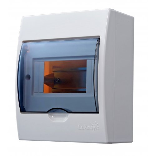 Фотография товара 'Lezard 731-2000-004 LUXRAY Бокс с прозр.крышкой ЩРН-П-4 для наружной уст. 4-х модульных устройств'